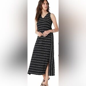 J.JILL LONG STRIPPED DRESS